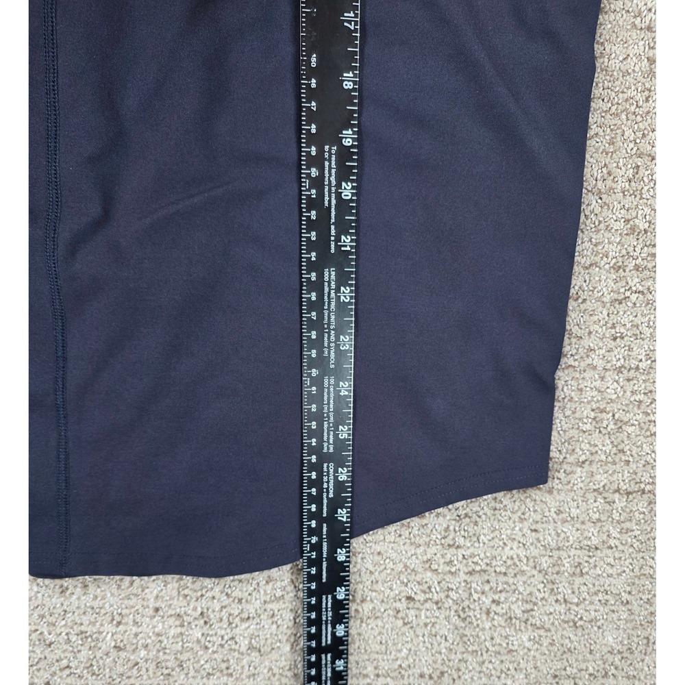 BYLT Premium Basics Elite Fairway Pullover Mens Medium Navy Blue Mock Neck Snap - Picture 8 of 8